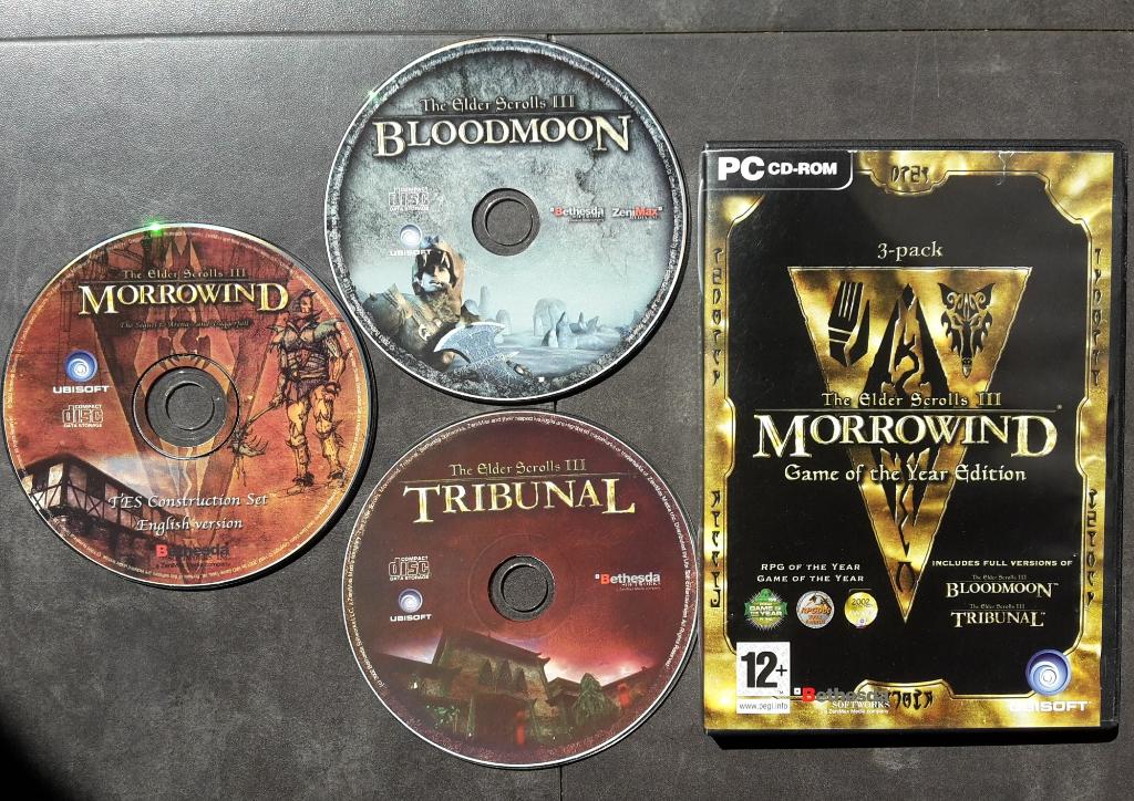 PC Game - The Elder Scrolls III 3 Morrowind - GOTY CD-rom, Avontuur en Actie, Vanaf 18 jaar, 1 speler, Ophalen of Verzenden