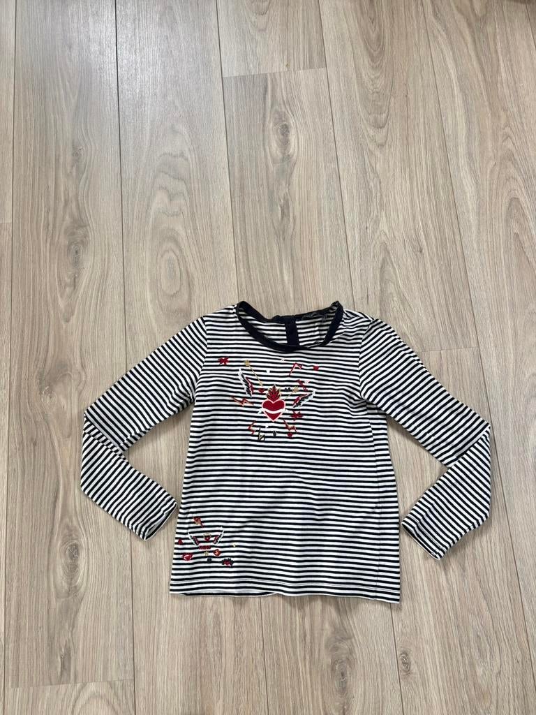 Gestreept IKKS truitje - maat 128, Kinderen en Baby's, Kinderkleding | Maat 128, Ophalen of Verzenden, Zo goed als nieuw, Meisje