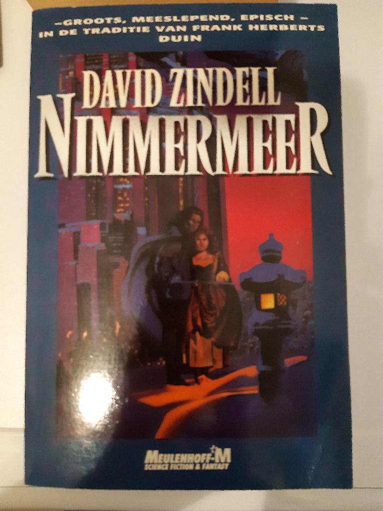 David Zindell:Nimmermeer dikke paperback., Boeken, Ophalen, Gelezen, David Zindell