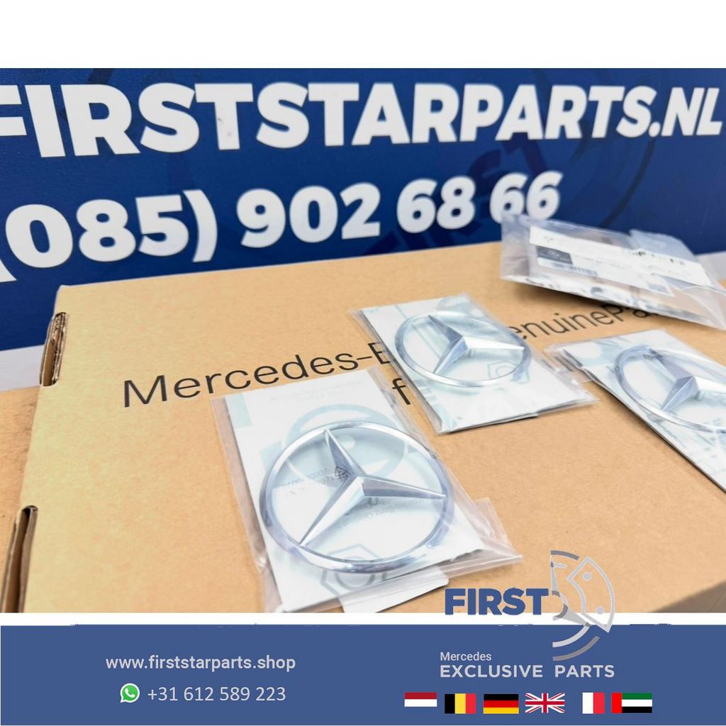 W177 A KLASSE STER Kofferbak LOGO achterklep EMBLEEM CHROOM, Auto-onderdelen, Gebruikt, -, Ophalen of Verzenden, -