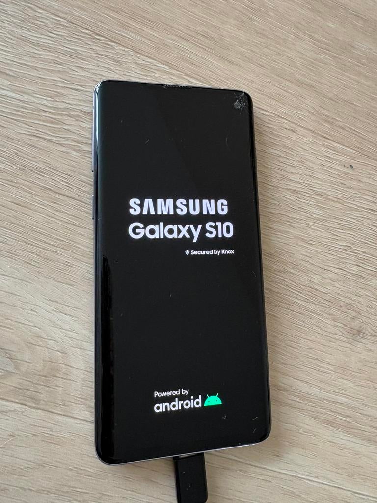 Samsung Galaxy S10 zwart 128 GB, Gebruikt, Zwart, Ophalen of Verzenden, Zonder simlock