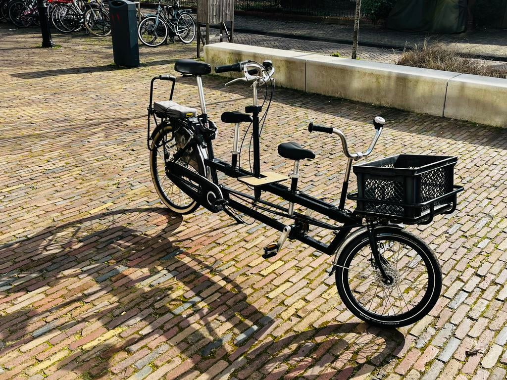 Tandem fiets voor gezin, Ophalen, Minder dan 10 versnellingen, 61 cm of meer, Zo goed als nieuw