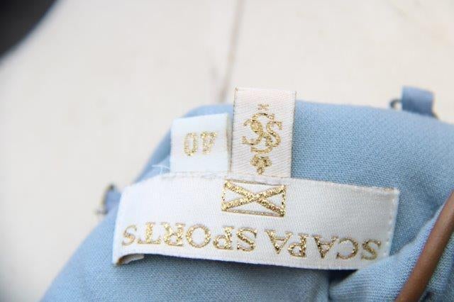 Jasje licht blauw/ bruin Scapa Sports mt 40 Vaste prijs AANB, Kleding | Dames, Maat 38/40 (M), Scapa, Zo goed als nieuw, Jasje