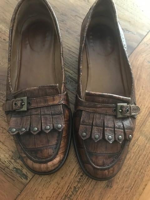 Leren loafers Antonio Paolo maat 37, Kleding | Dames, Schoenen, Bruin, Instappers, Ophalen of Verzenden, Antonio Paolo