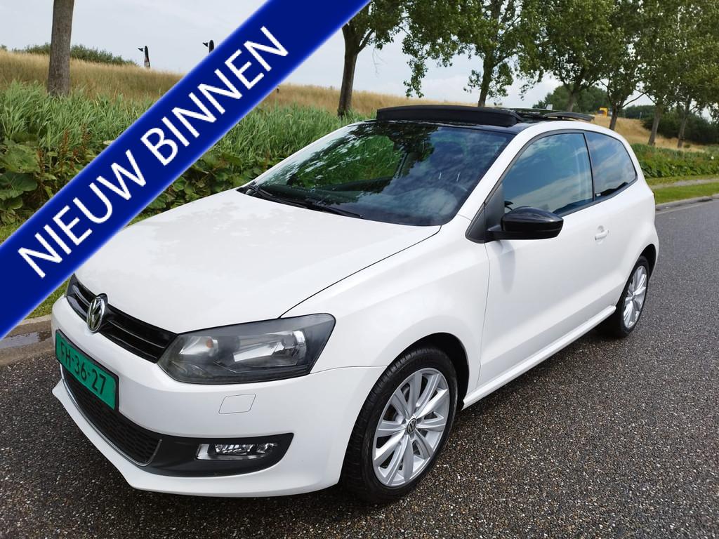 Volkswagen Polo 1.2TSI * 138.211 KM * Panoramadak * Airco *, Voorwielaandrijving, 972 kg, Gebruikt, Zwart