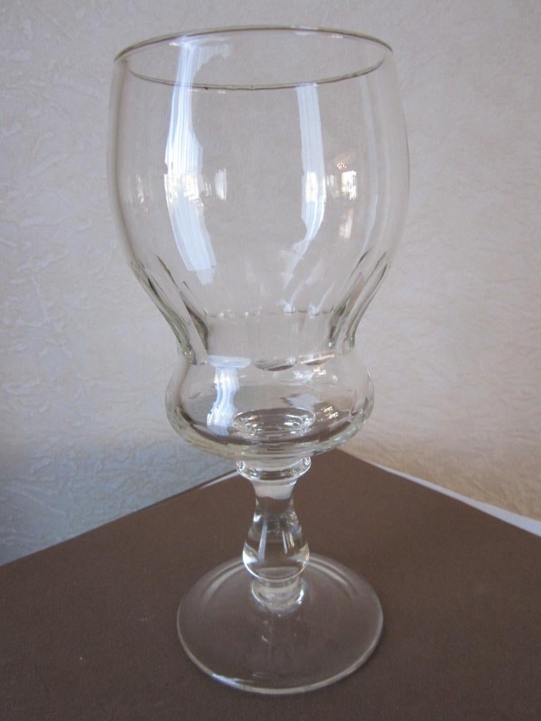 Antiek mondgeblazen MEGA groot wijnglas - roemer, Verzenden