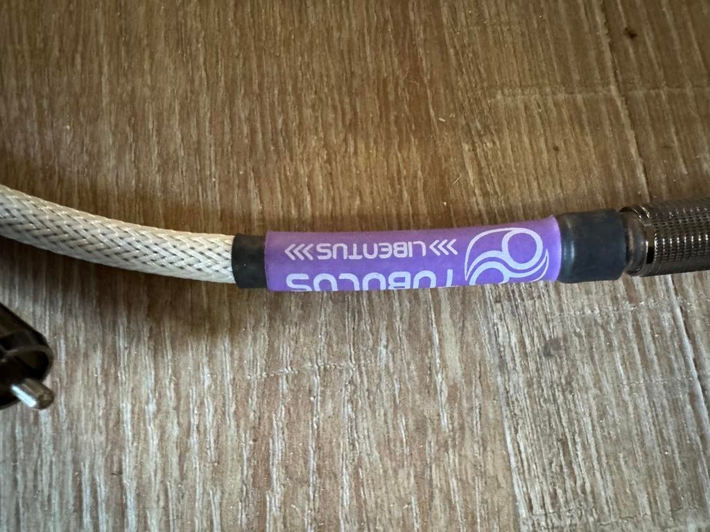 Tubulus Libentus RCA 75 cm, Audio, Tv en Foto, Audiokabels en Televisiekabels, Info@tubulusaudio.com, Ophalen of Verzenden, Zo goed als nieuw