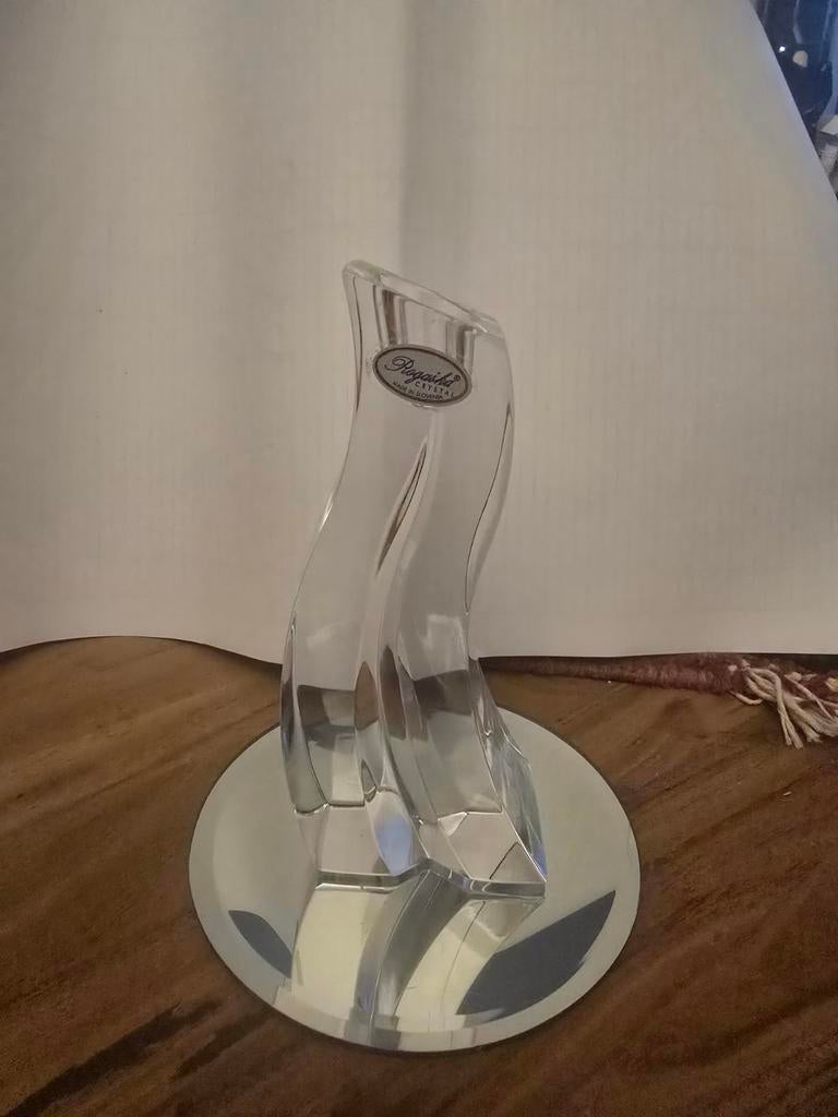 Rogaska Kristallen Kandelaar Zwanenhals - Slovenië nr 206., Ophalen, Kristal