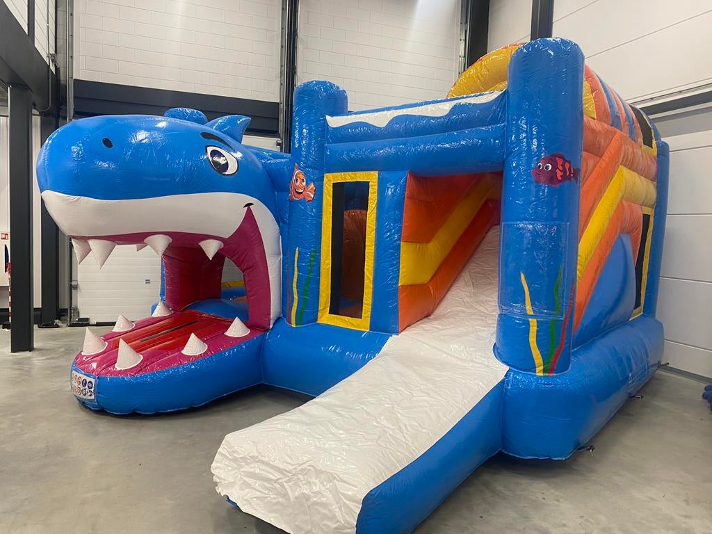 Springkussen multiplay haai ZGAN, Ophalen of Verzenden, Zo goed als nieuw, Overige