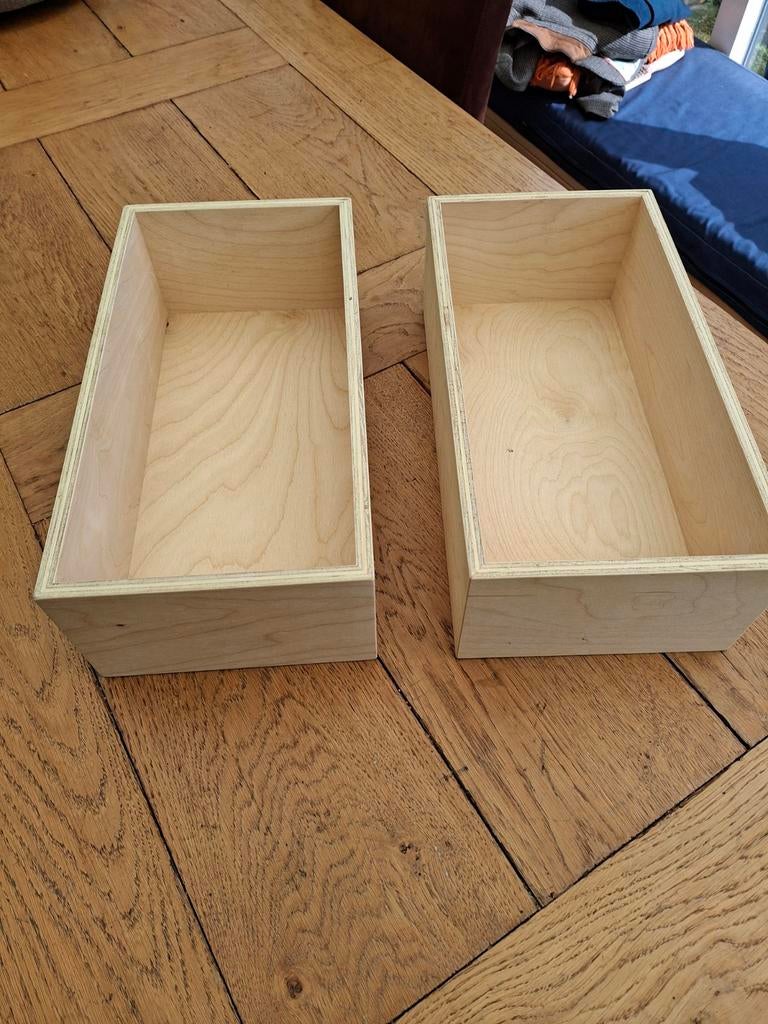 Houten kistjes., Ophalen of Verzenden, Nieuw, Minder dan 50 cm, Minder dan 50 cm