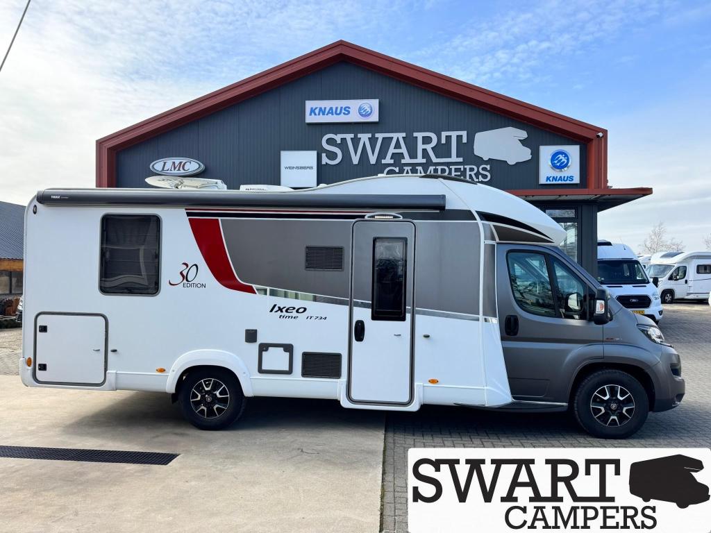 Bürstner Ixeo Time IT 734 4 personen queensbed / he, Caravans en Kamperen, Standaard zit, Ringverwarming, Fiat, Bedrijf