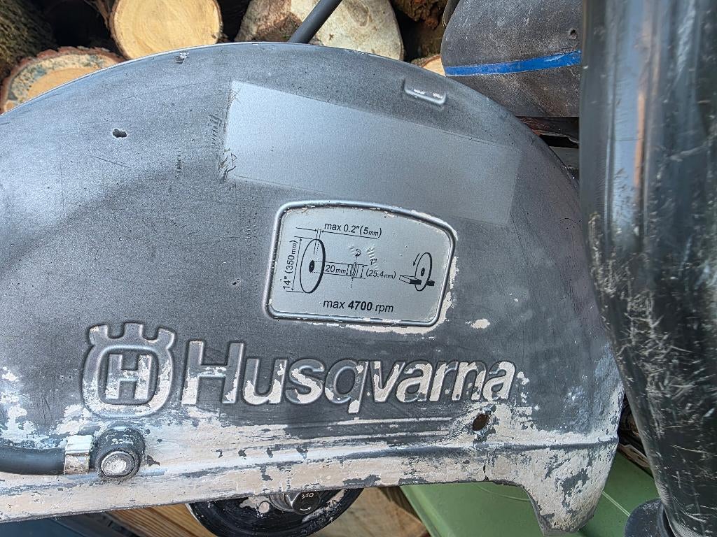 Husqvarna banden zaag motorslijper 350mm, Ophalen of Verzenden, Gebruikt, Overige soorten, Husqvarna
