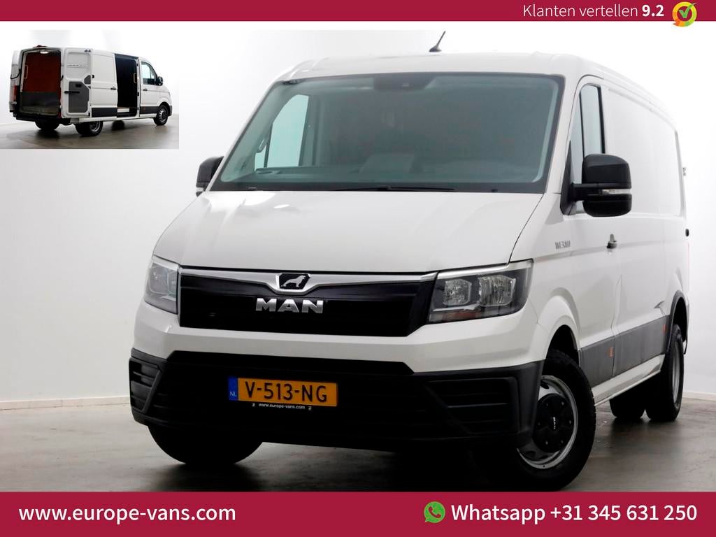 MAN TGE 5.180 2.0 177pk L3H2 (L2H1) Dubbel Lucht Navi/Camera, Auto's, 3300 kg, Achterwielaandrijving, Gebruikt, Euro 6
