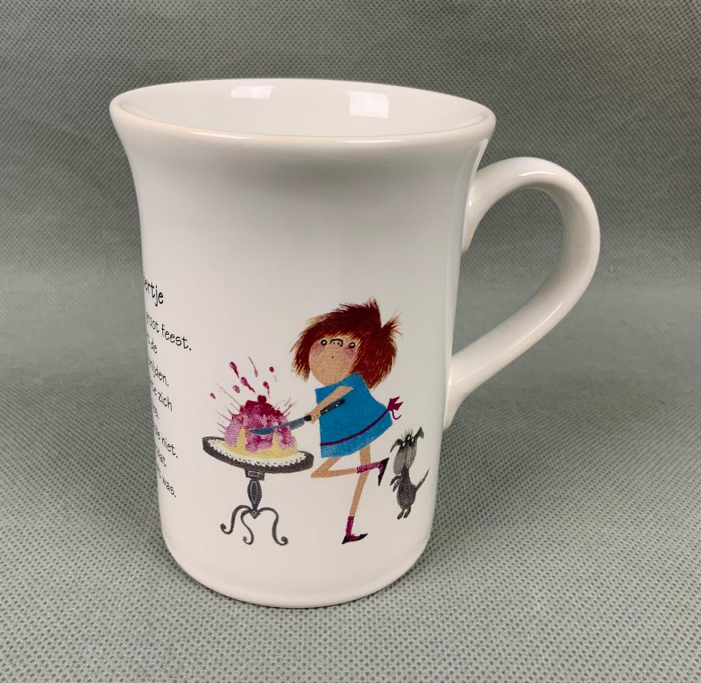 Annie MG Schmidt Beker "Floddertje" - Douwe Egberts, Overige typen, Ophalen of Verzenden, Zo goed als nieuw, Overige stijlen