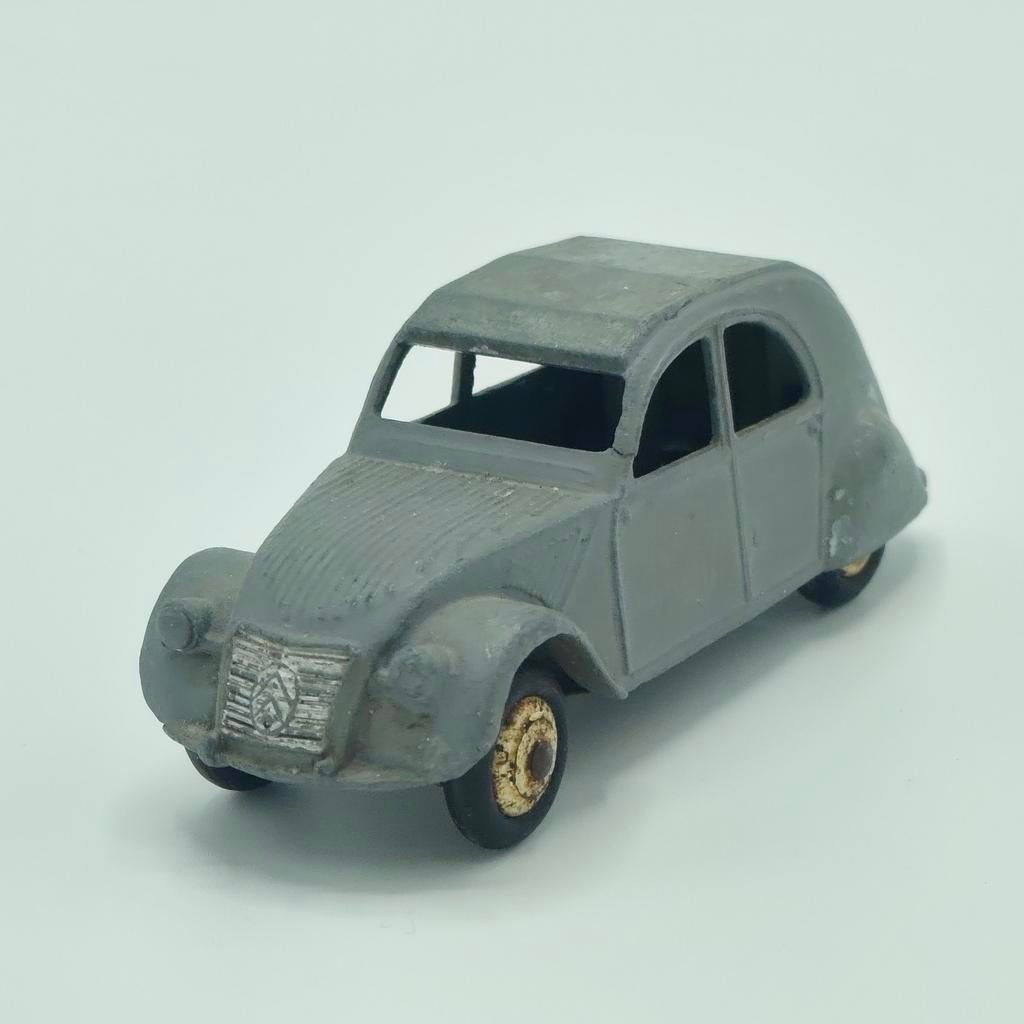 2CV type A Grijs Dinky Toys France Meccano, Ophalen of Verzenden, Gebruikt, Auto, Dinky Toys