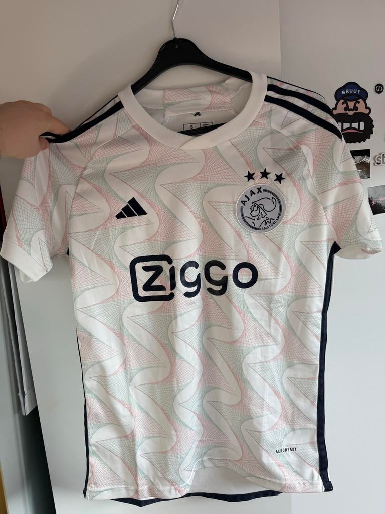 Ajax shirt 2025/2026 maat S, Wit, Nieuw, Ophalen of Verzenden, Voetbal
