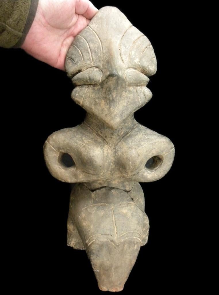 Vinca Neolithische Steentijd Venus beeld Bodemvondst, Ophalen of Verzenden