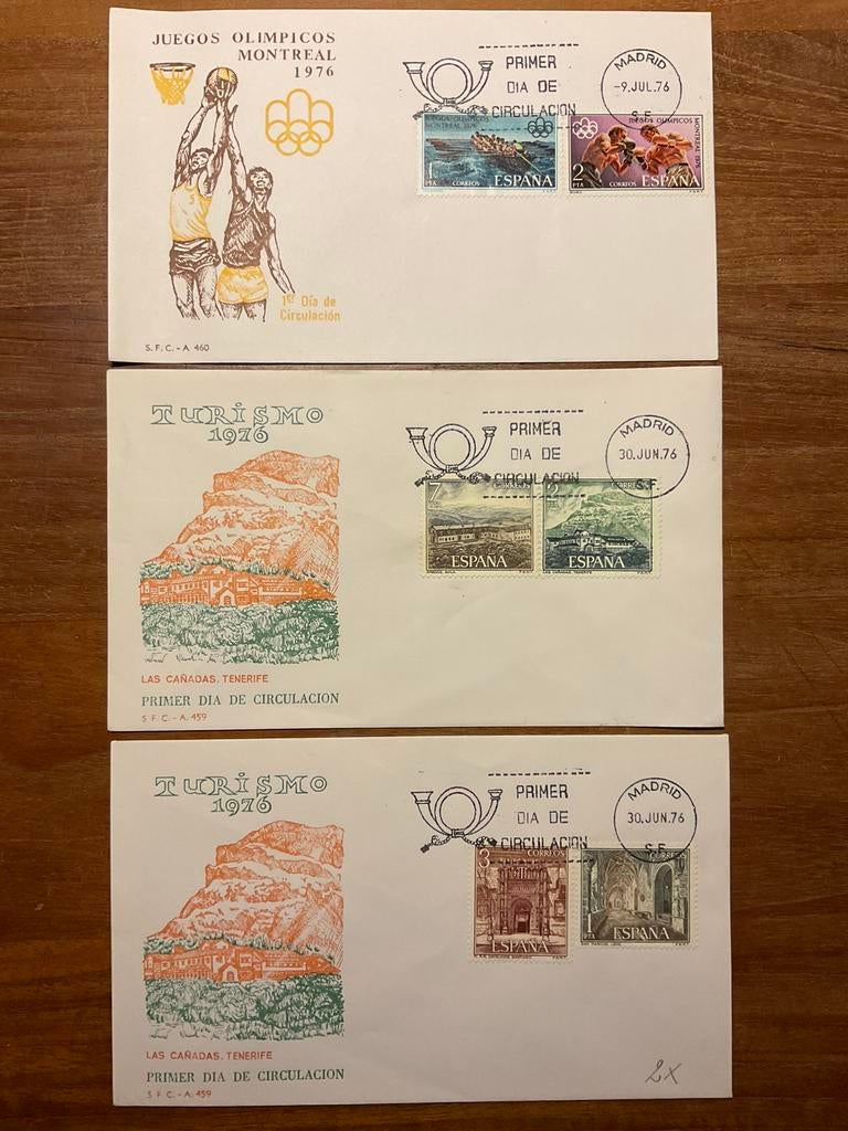 Mooie verzameling FDC Spanje jaren 60 70, Ophalen of Verzenden, Onbeschreven, Europa