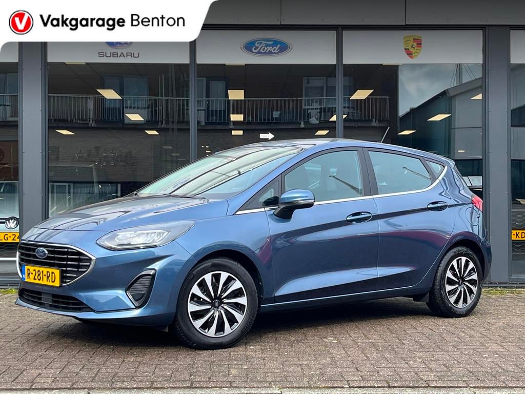 Ford Fiesta 1.0 EcoBoost Hybrid Titanium | Navigatie | Apple, Gebruikt, Euro 6, 1133 kg, Blauw