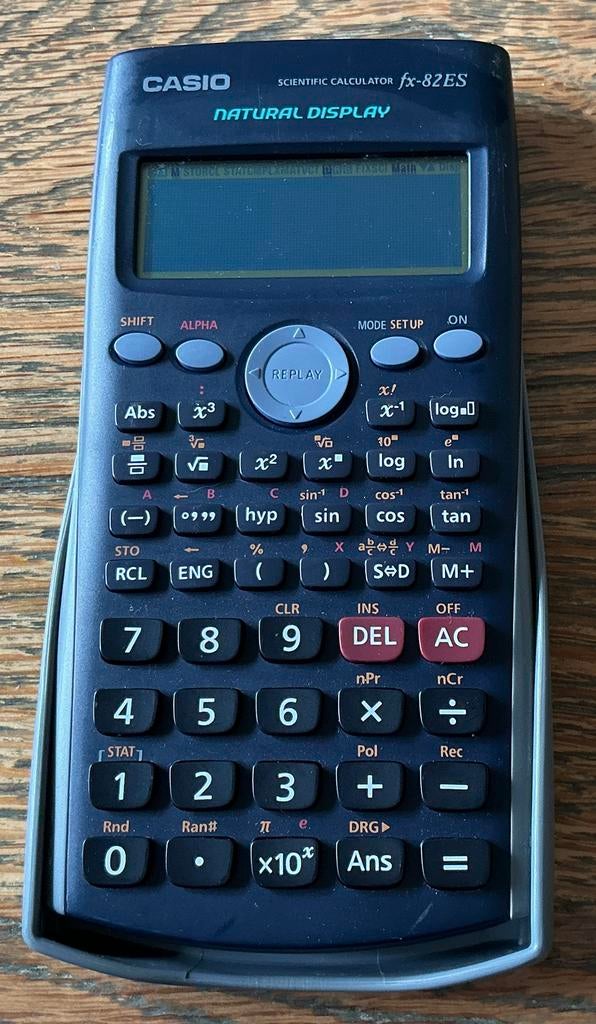 Casio fx-82es  wetenschappelijke rekenmachine, Ophalen of Verzenden, Gebruikt