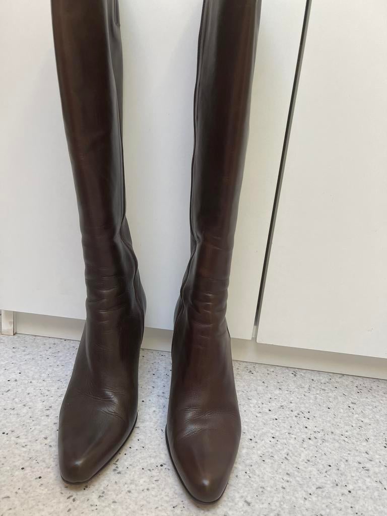 Panara hoge bruine laarzen maat 37, Ophalen of Verzenden, Zo goed als nieuw, Bruin, Hoge laarzen
