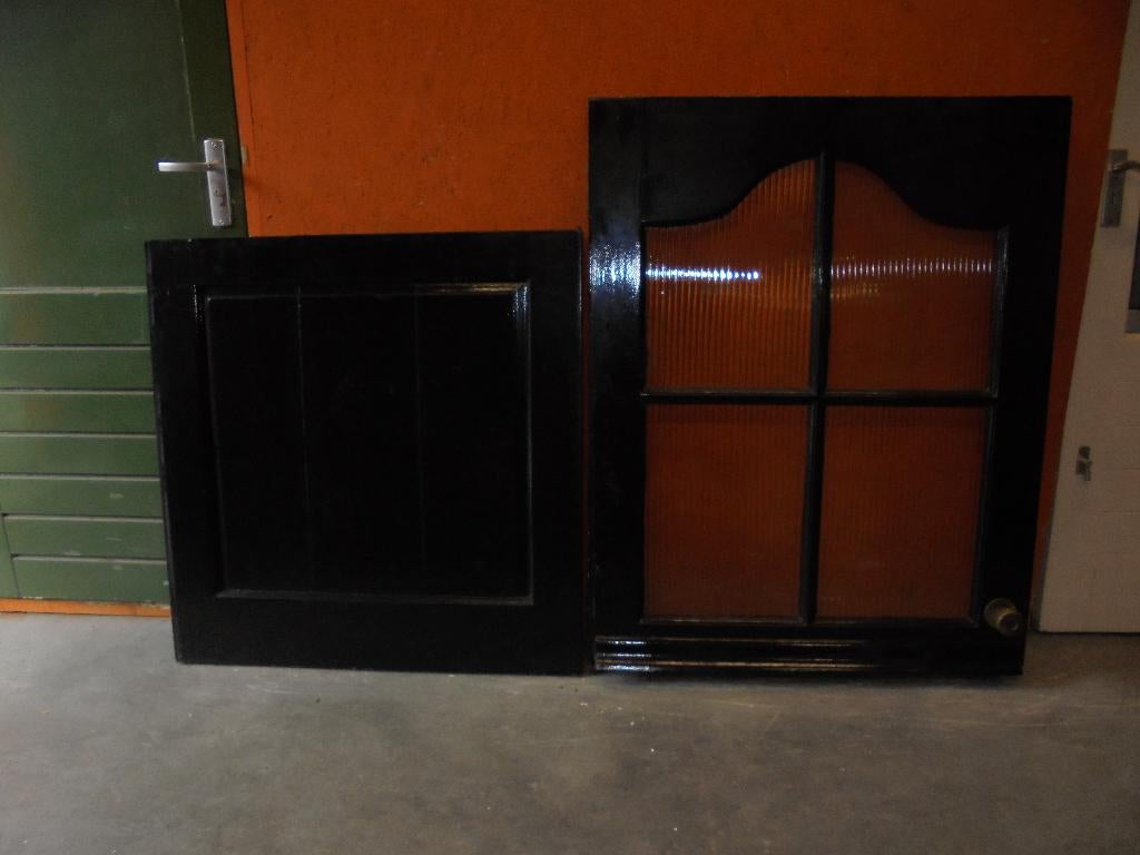 Boeren / 2 delige / duo buitendeur, 93 x 210,5 (nr. GP101), Ophalen, 80 tot 100 cm, 200 tot 215 cm, Glas