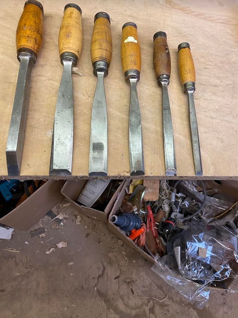 6 hakbeitels van J. Nooitgedagt ., Ophalen of Verzenden