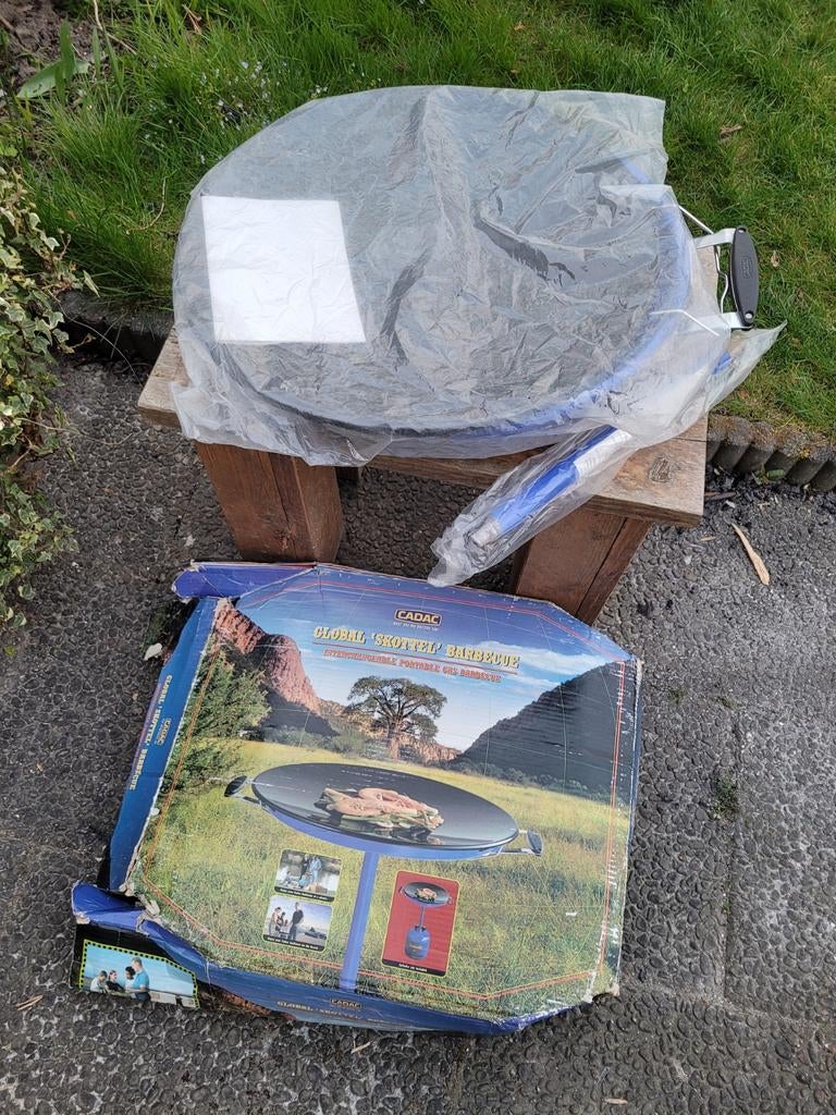 Cadac global skottel barbecue, Ophalen, Gebruikt