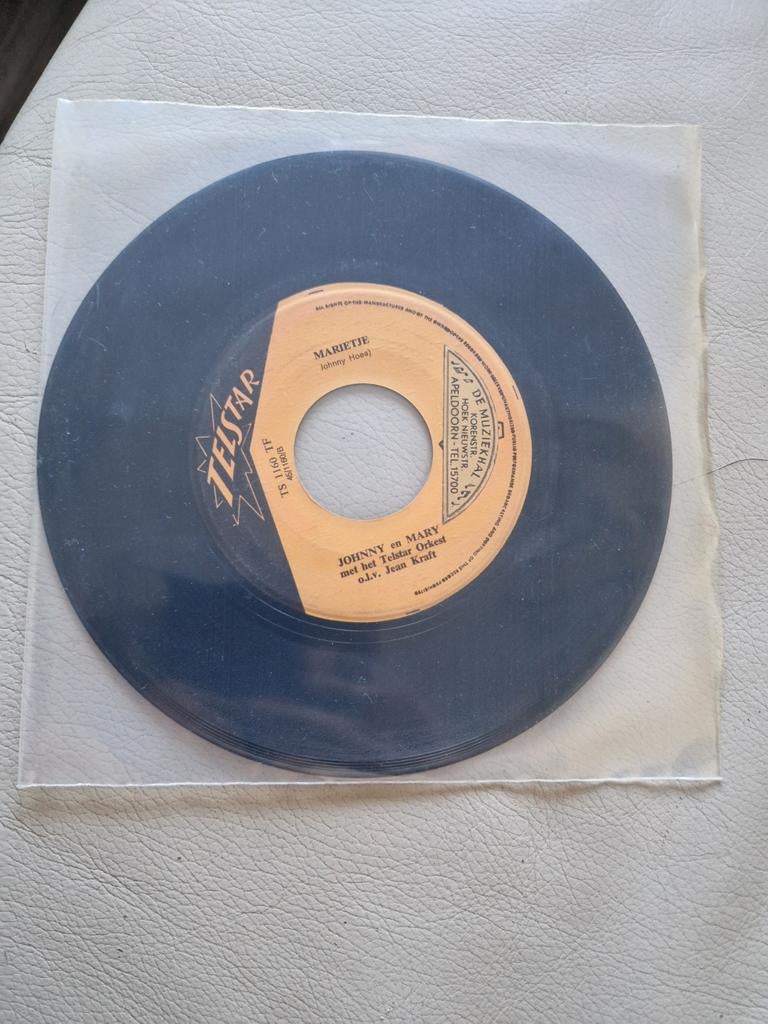 Johnny en Mary Telstar 1160 Marietje  Volendam, Cd's en Dvd's, Vinyl Singles, Gebruikt, 7 inch, Single, Ophalen of Verzenden