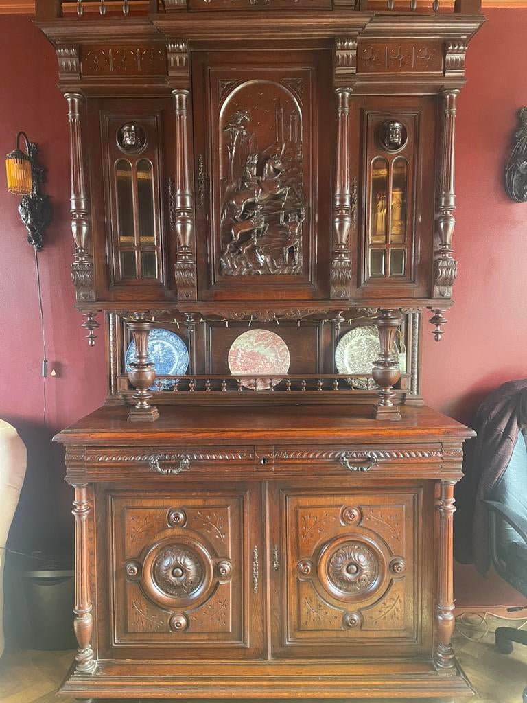 Antieke jachtkast, Antiek en Kunst, Ophalen