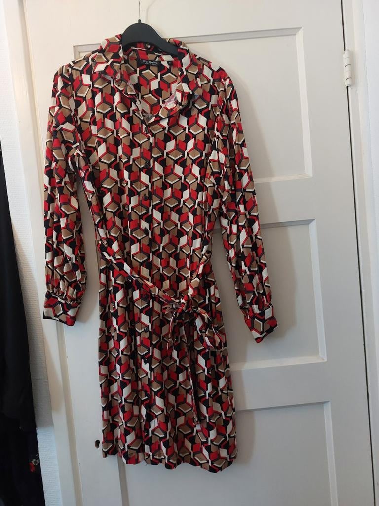 So Soire Jurk met Geometrisch Patroon, Kleding | Dames, Jurken, Ophalen of Verzenden