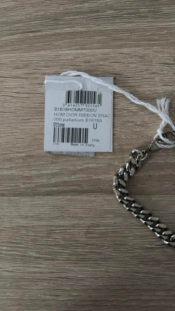 Gloednieuwe Dior armband voor heren, Sieraden, Tassen en Uiterlijk, Armbanden, Verzenden, Nieuw, Zilver, Overige materialen