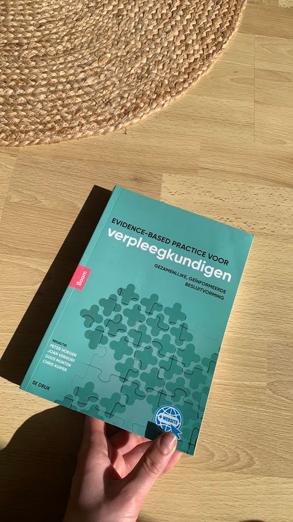 Evidence-based practice voor verpleegkundigen, Boeken, Studieboeken en Cursussen, Ophalen of Verzenden, Beta, Zo goed als nieuw