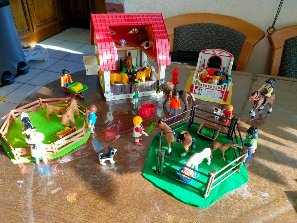 Schattige boerderij met paarden stal, Ophalen of Verzenden