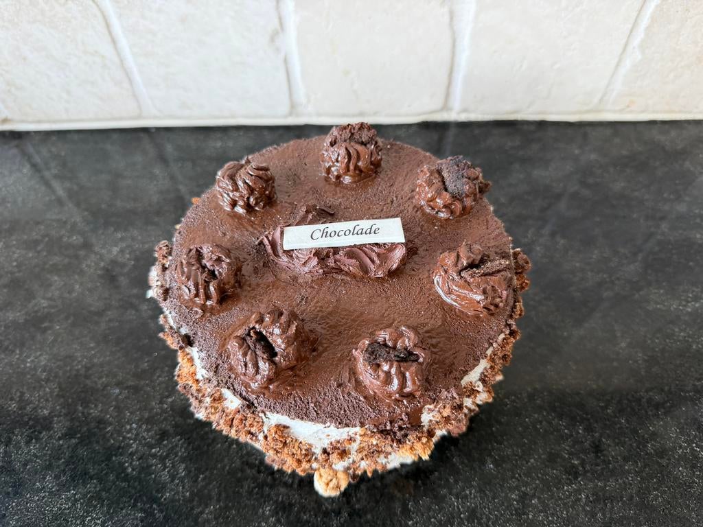 Decoratieve  cocolade taartje, Ophalen of Verzenden