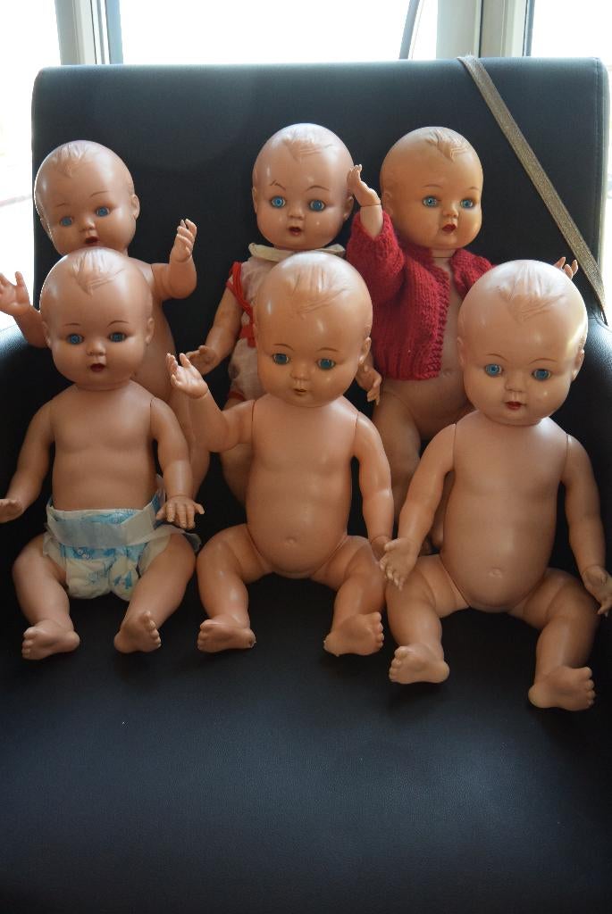 6 Kader poppen klaar voor onderdelen, Verzenden, Gebruikt, Babypop