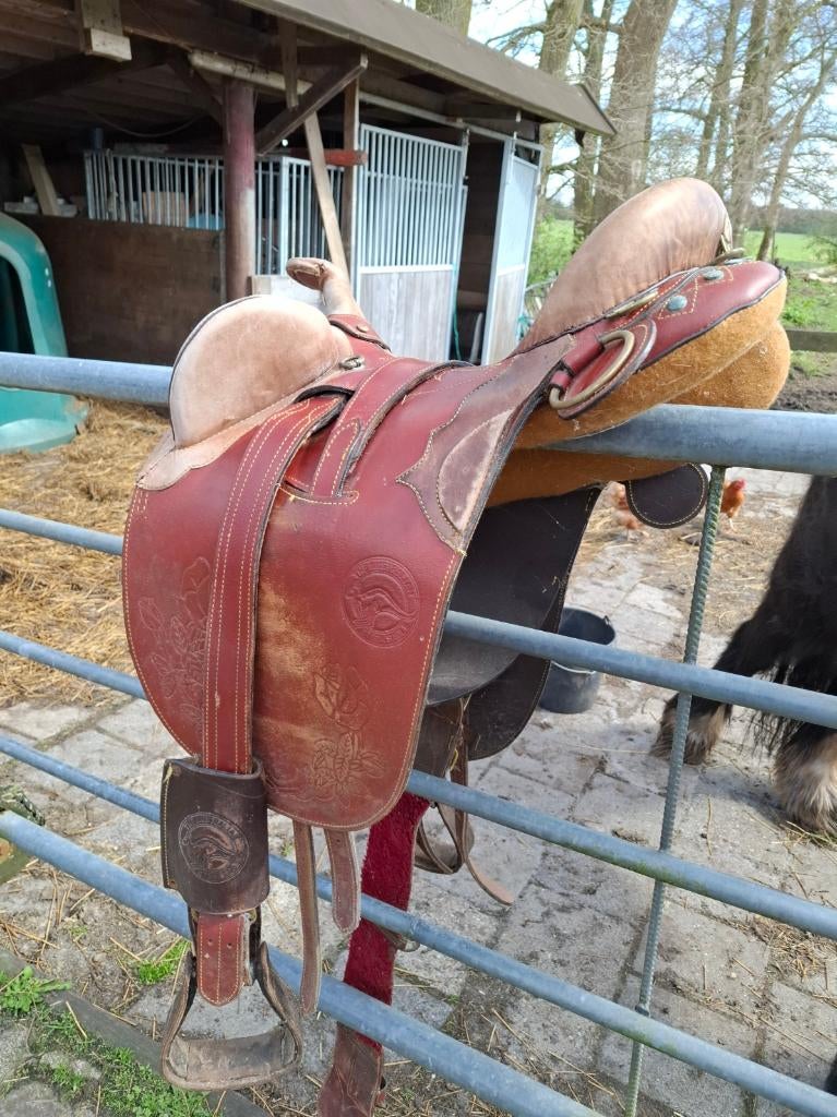 australian stock saddle, Ophalen of Verzenden, Gebruikt, Western
