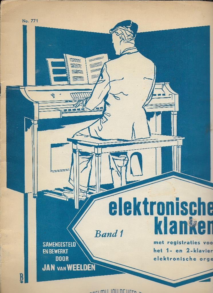 Bo676 bladmuziek elektronische klanken band 1, Muziek en Instrumenten, Bladmuziek, Ophalen of Verzenden, Gebruikt, Artiest of Componist