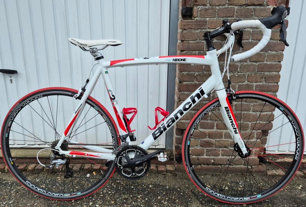 te koop bianchi via nirone7 racefiets in super nette staat, Fietsen en Brommers, Fietsen | Racefietsen, 28 inch, Gebruikt, 57 tot 61 cm
