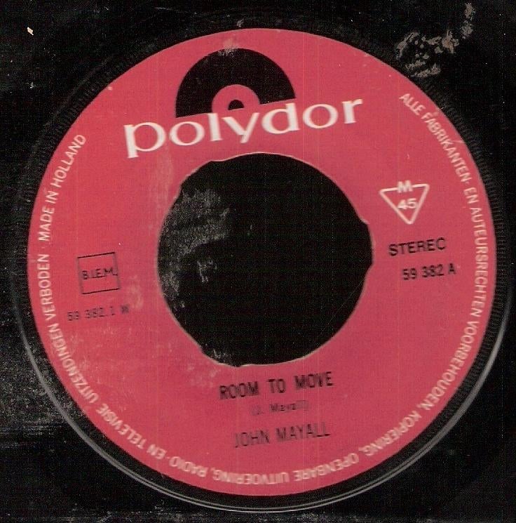 John Mayall - Room To Move - Saw Mill Gulch Road - 1969, Ophalen, Gebruikt, Pop