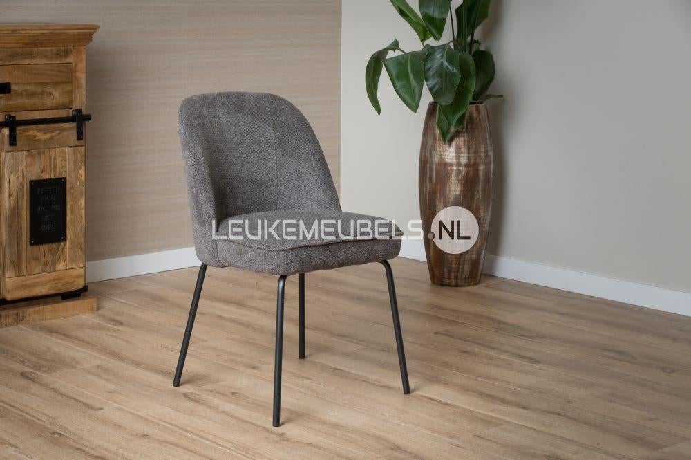 Eetkamerstoel Luxor, 3 kleuren Aragon stof, Nieuw, Ophalen of Verzenden, Stof, Vijf, Zes of meer stoelen
