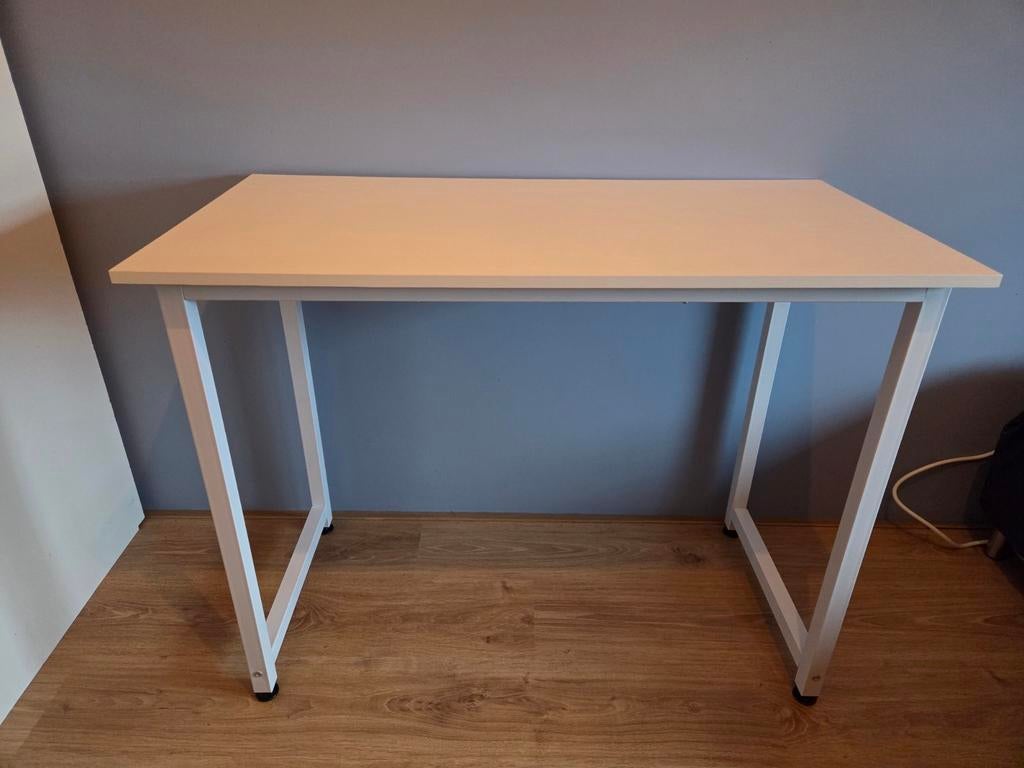 Bureau 50 x 100 x 75 cm, Ophalen, Gebruikt, Wit, Computerbureau