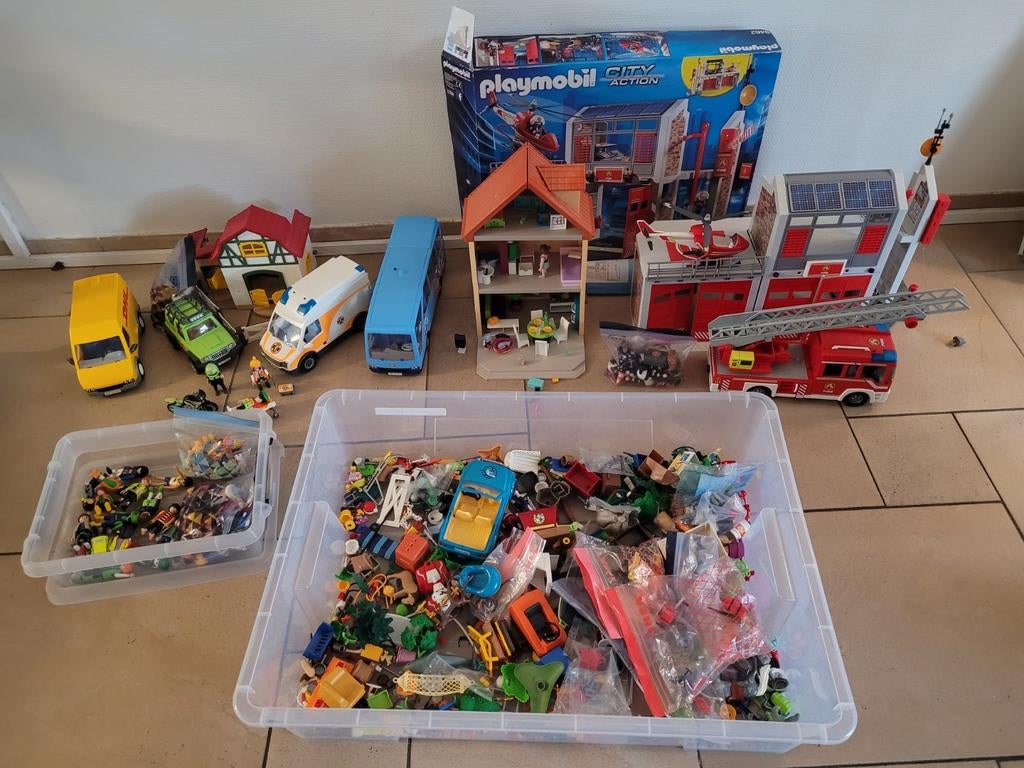 Grote Playmobil collectie, Kinderen en Baby's, Ophalen, Gebruikt, Complete set