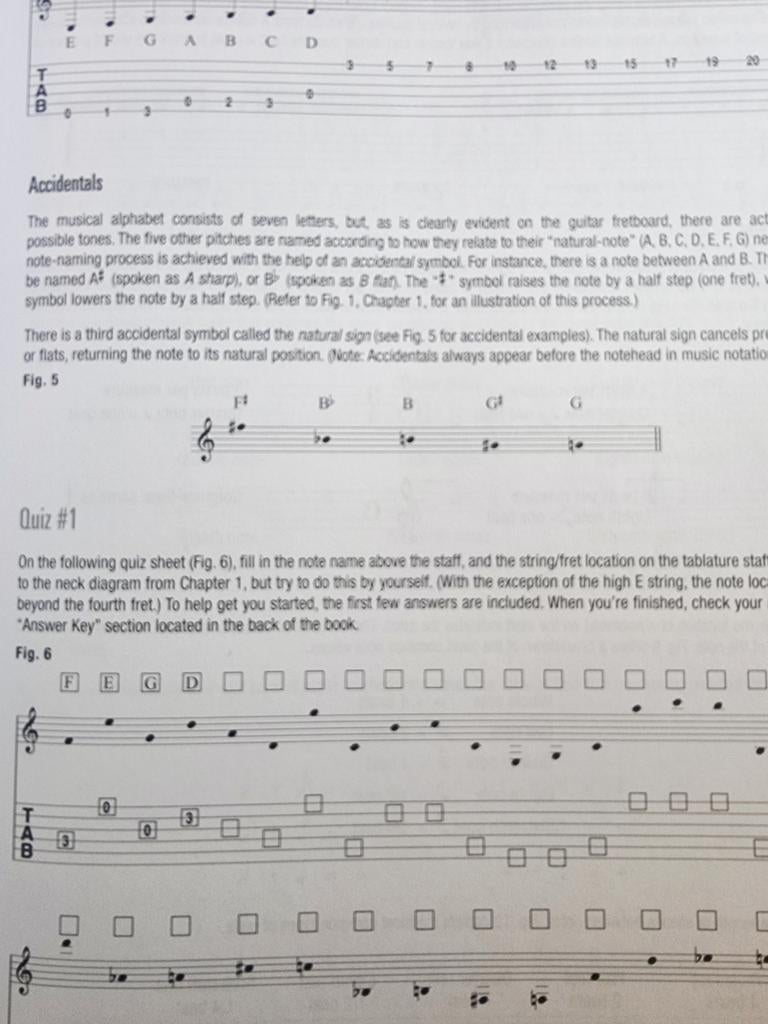 Hal Leonard Guitar Method Music Theory boek met audio code., Gitaar, Les of Cursus, Ophalen of Verzenden, Zo goed als nieuw