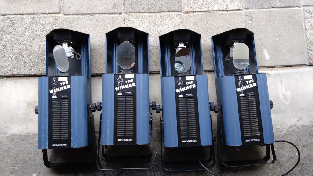 JB Systems The Winner II Scanners (set van 4), Ophalen, Gebruikt, Licht, Geluidgestuurd