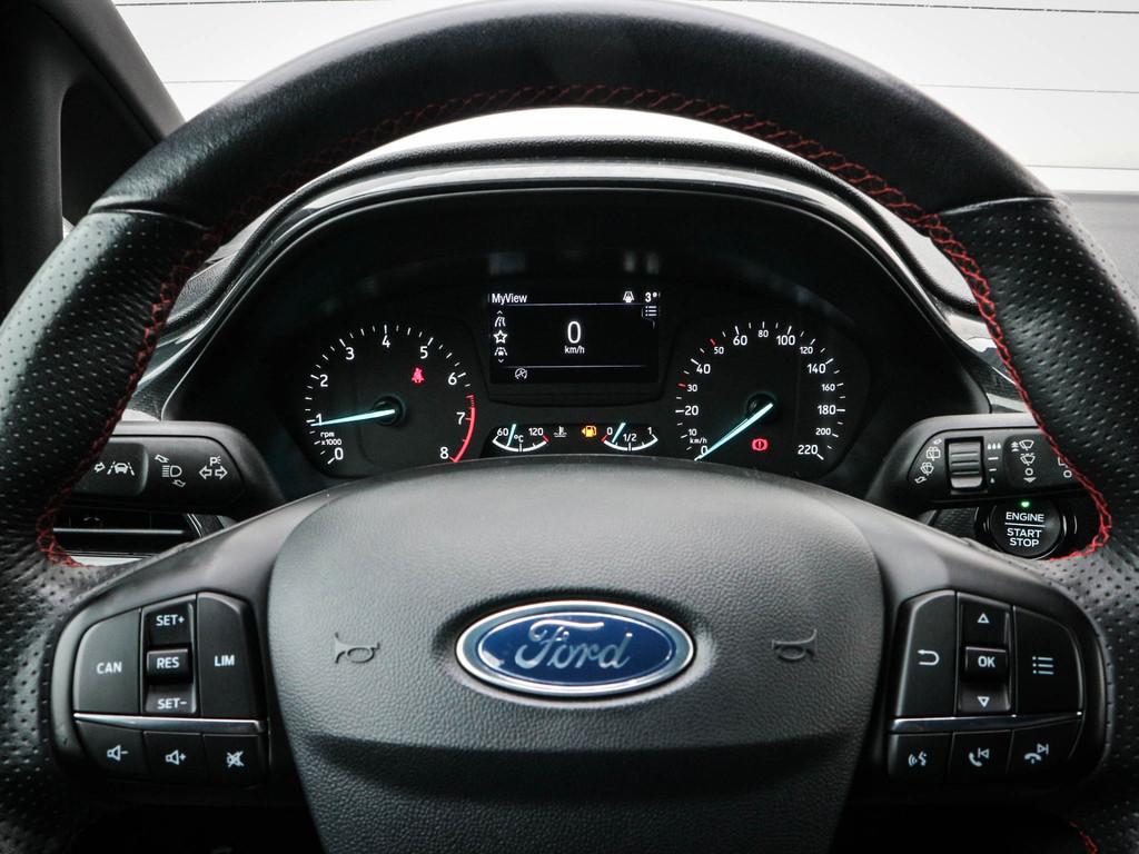 Ford Fiesta 1.0 EcoBoost ST-Line | Clima | Cruise | Navi | A, Voorwielaandrijving, 101 pk, Gebruikt, Leder en Stof