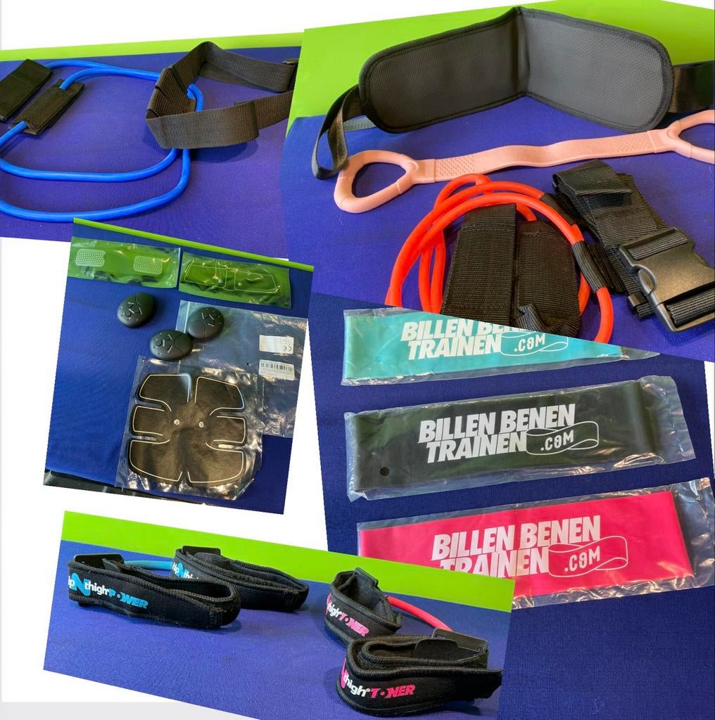 Complete Fitness Set: Weerstandsbanden, EMS Trainer & Hip Ba, Ophalen of Verzenden, Nieuw, Armen, Overige typen