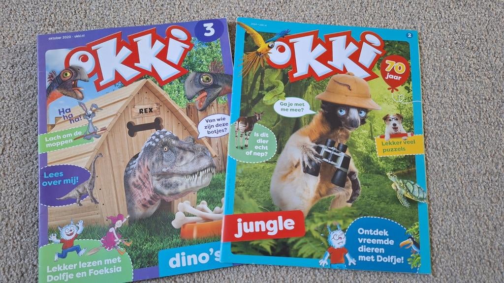 2 Okki tijdschriften, Boeken, Ophalen of Verzenden, Gelezen, Damesbladen