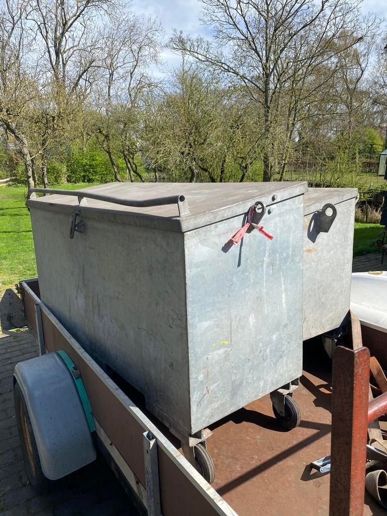 Gereedschap karren thermisch verzinkt, Ophalen