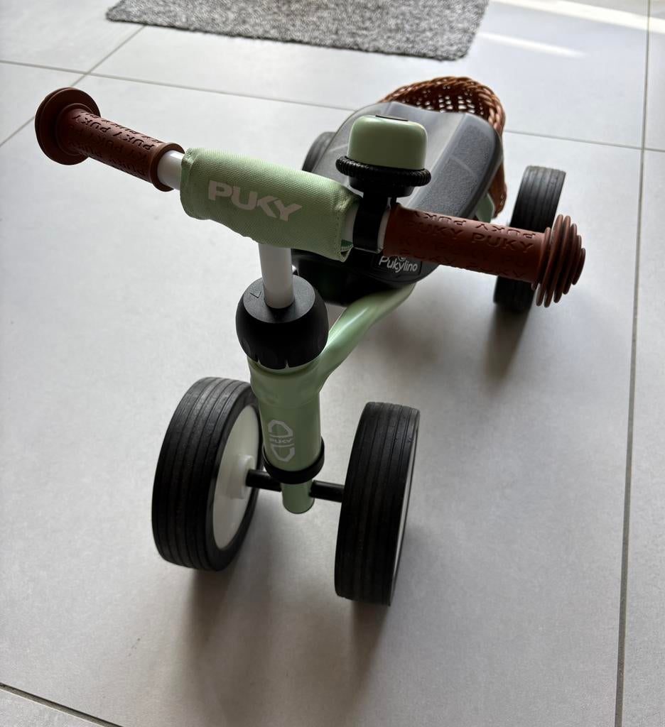 Puky Pukylino loopfietsje met mandje, Ophalen, Zo goed als nieuw, Minder dan 16 inch